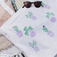 The Linoprint Beach Bag