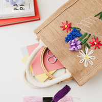The Ribbon Embroidered Bag