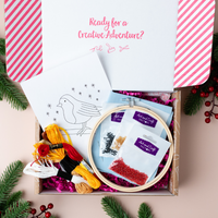 The Stitched Robin Hoop Hanger