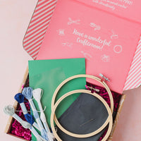 The Cyanotype Embroidered Wall Art Craft Kit