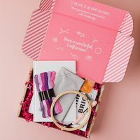 The Embroidered Notebook Cover Kit