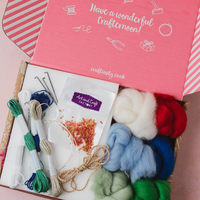 Festive Felting: Christmas Tree Decorations Craft Kit