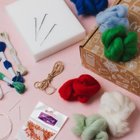 Festive Felting: Christmas Tree Decorations Craft Kit