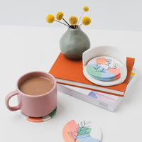 The Botanical Clay Coasters Craft Kit
