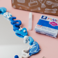 The Abstract Polymer Clay Mirror Kit