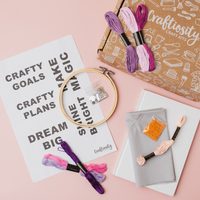 The Embroidered Notebook Cover Kit