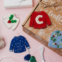Festive Felting: Christmas Tree Decorations Craft Kit