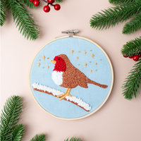 The Stitched Robin Hoop Hanger