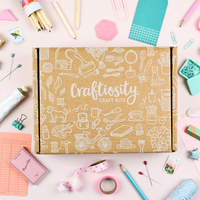 Craftiosity Box with pink background