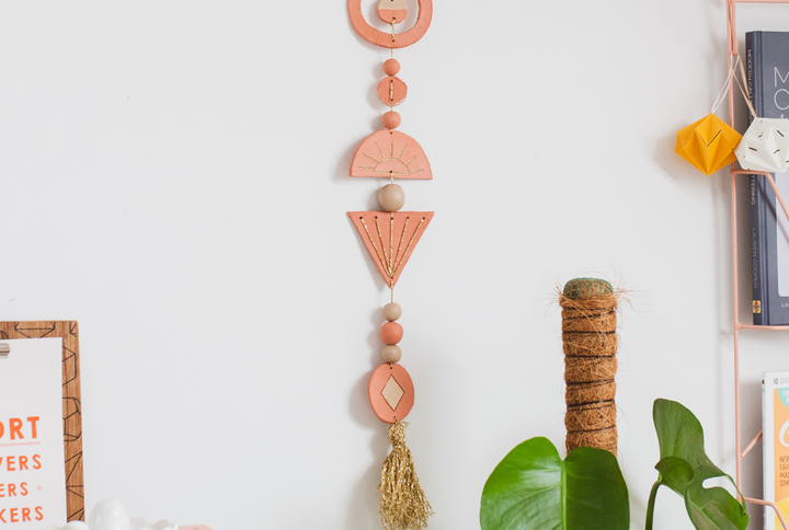 Gilded Terracotta Wall Hanging Kit