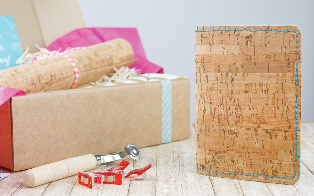 Cork Fabric Passport Cover Tutorial Craftiosity