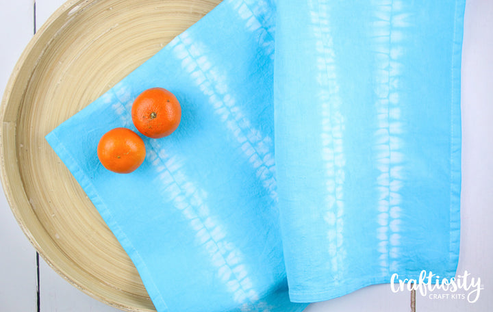 Stitched Shibori Tea Towel Craft Kit
