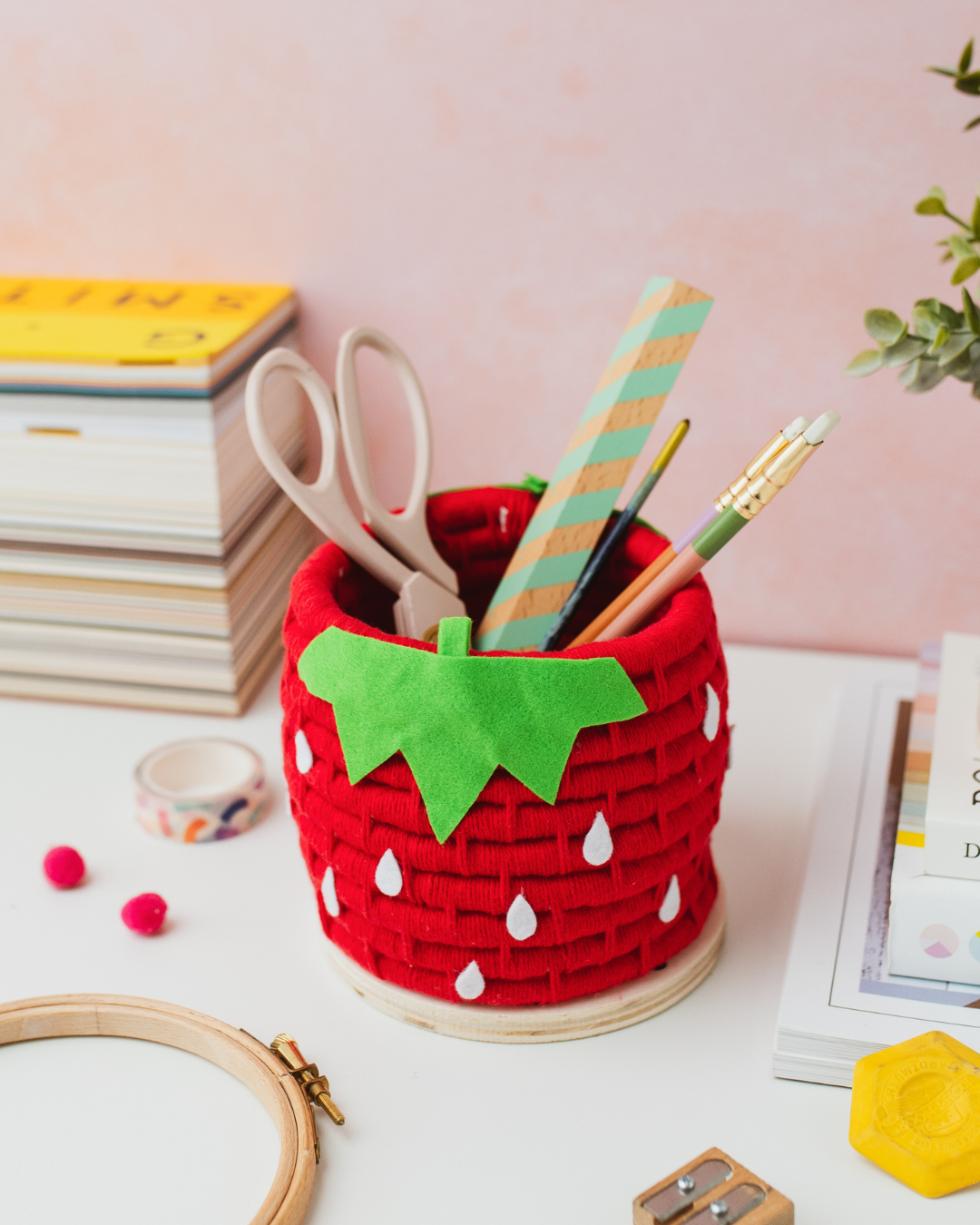 Strawberry Rope Pot Craft Kit