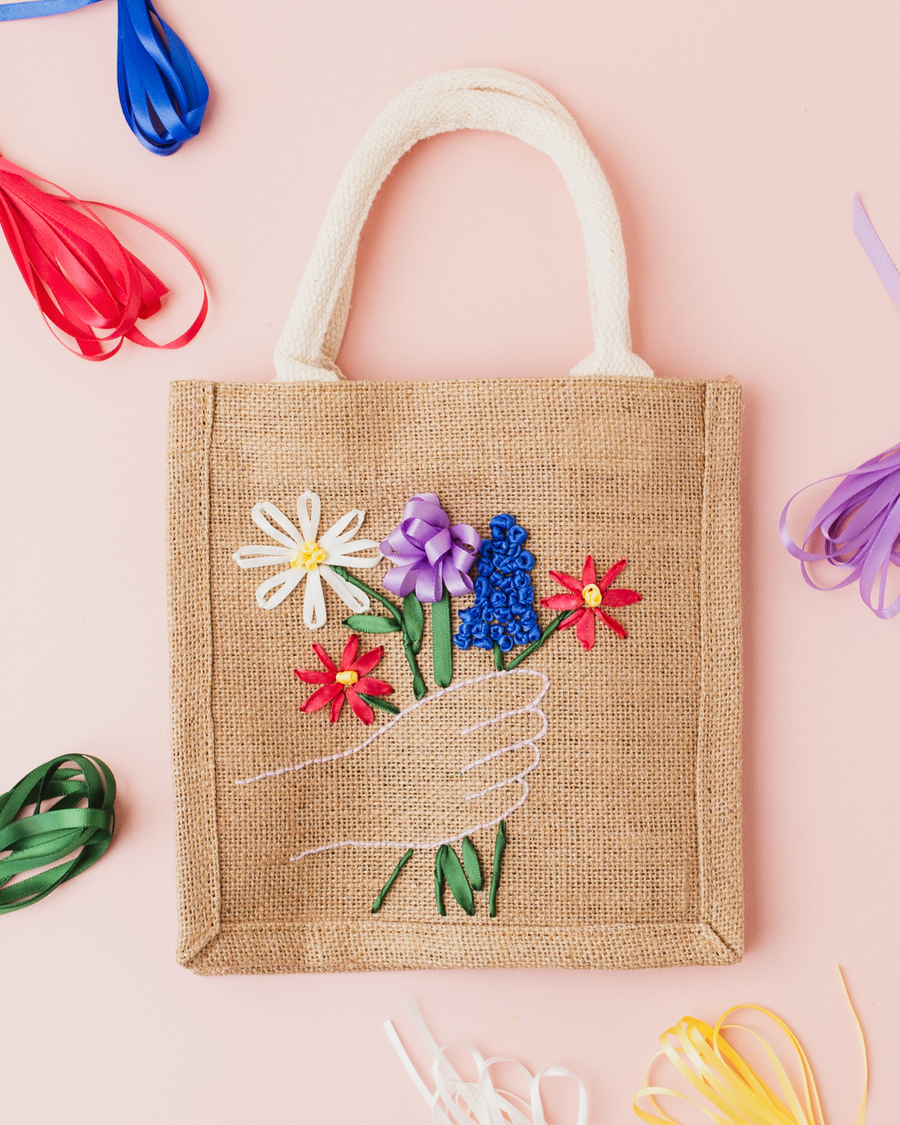 The Ribbon Embroidered Bag