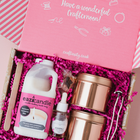 Rose Gold Scented Candles Craft Kit