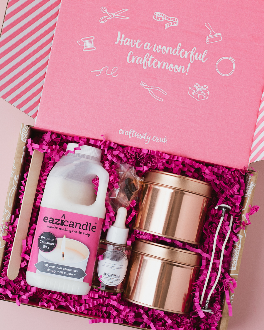 Rose Gold Scented Candles Craft Kit