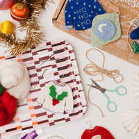 Festive Felting: Christmas Tree Decorations Craft Kit