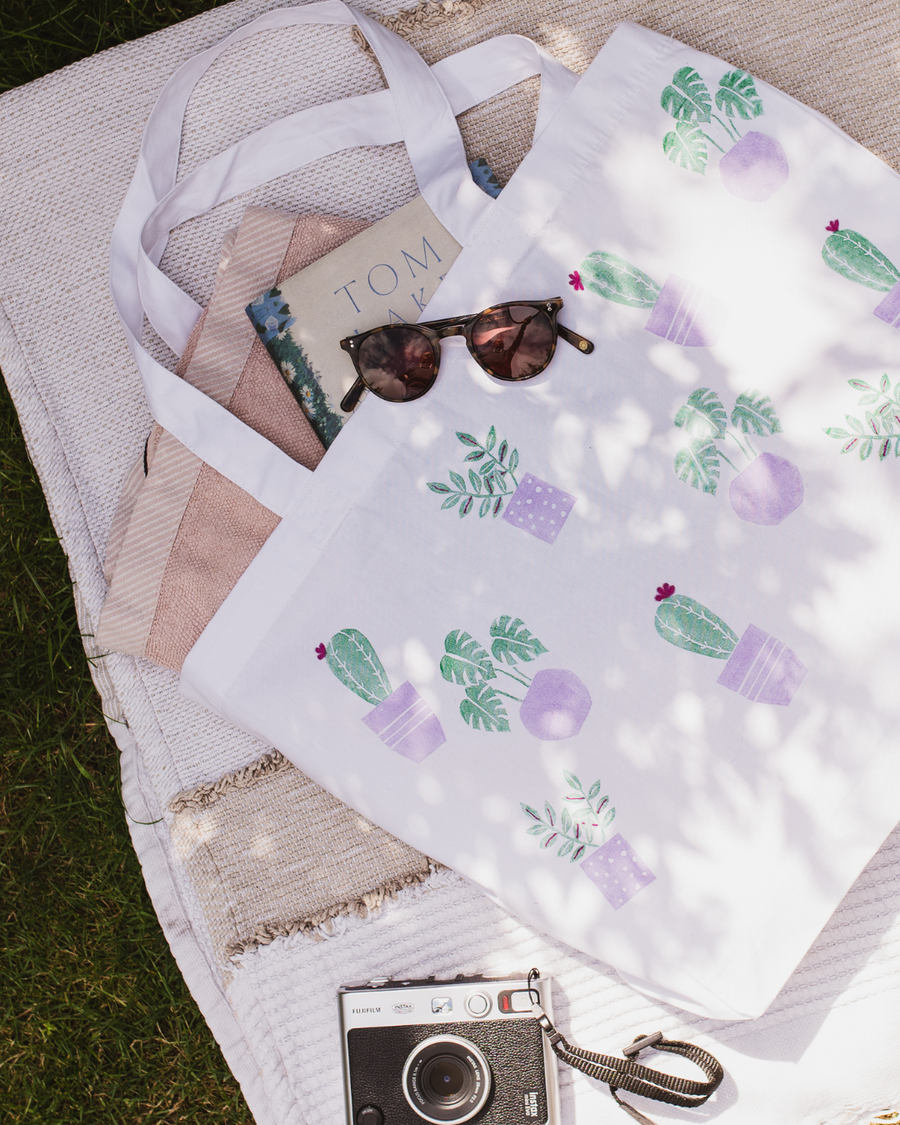 The Linoprint Beach Bag