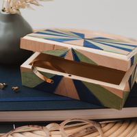 The Wooden Marquetry Jewellery Box