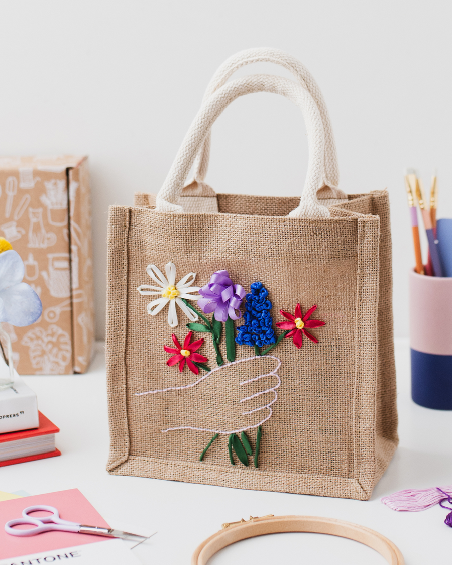 The Ribbon Embroidered Bag