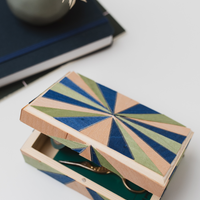 The Wooden Marquetry Jewellery Box