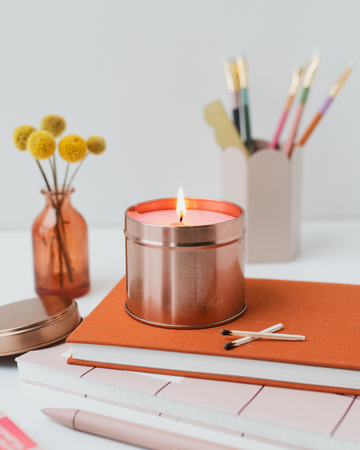 Rose Gold Scented Candles Craft Kit