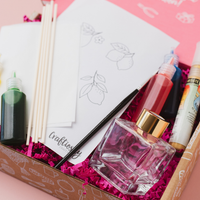 The Painted Lemon Reed Diffuser Craft Kit