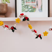 Winter Whimsy Needlefelt Garland