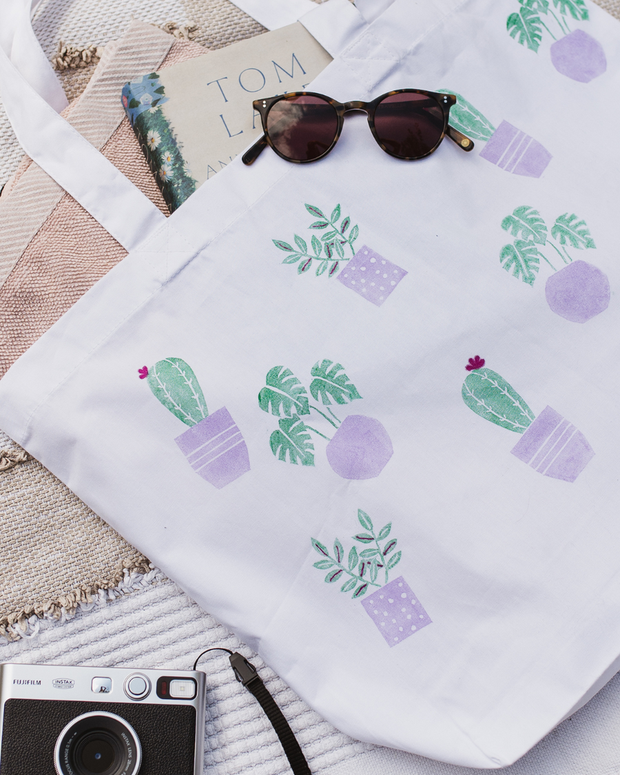 The Linoprint Beach Bag