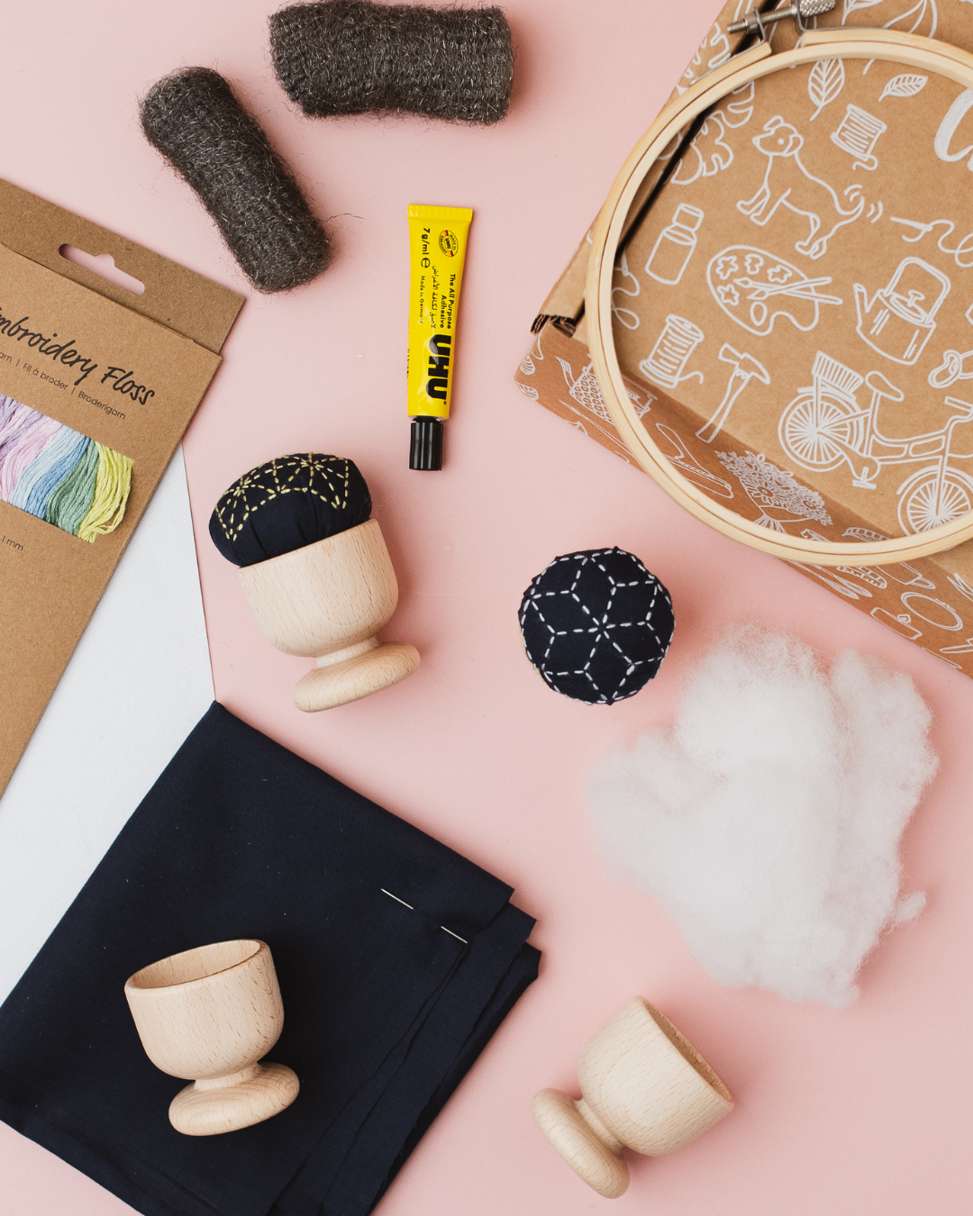 Sashiko Pincushion Craft Kit