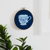 The Cyanotype Embroidered Wall Art Craft Kit