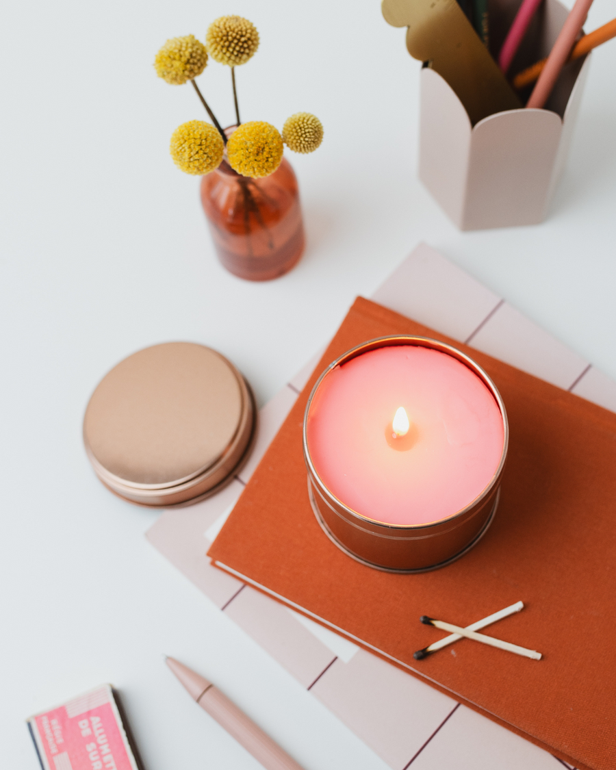 Rose Gold Scented Candles Craft Kit