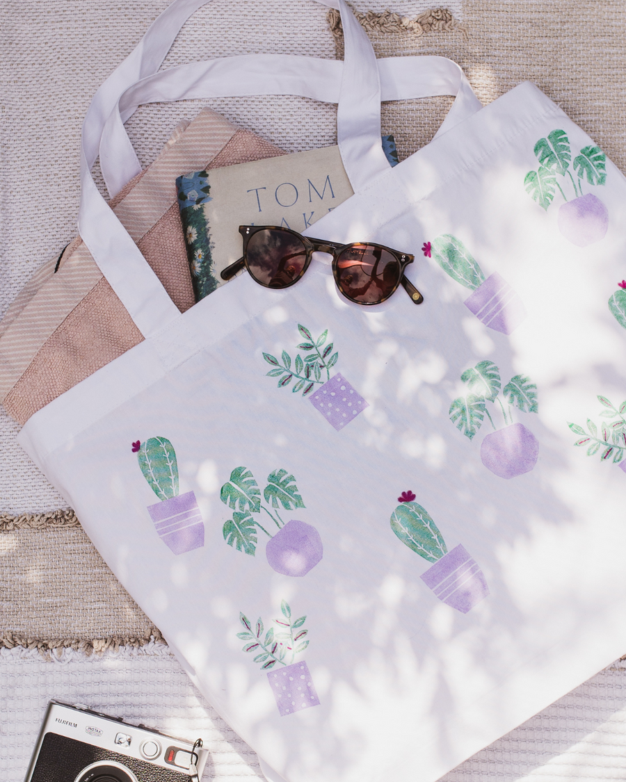 The Linoprint Beach Bag