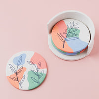 The Botanical Clay Coasters Craft Kit