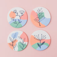 The Botanical Clay Coasters Craft Kit