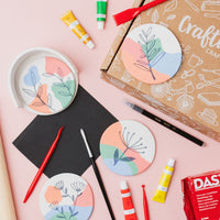 The Botanical Clay Coasters Craft Kit
