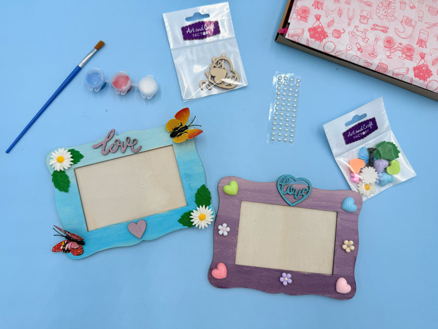 Painted Wooden Frame - Little Makers Kit (Digital Instructions)