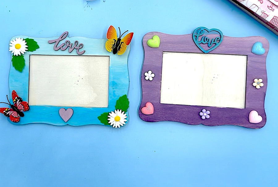 Painted Wooden Frame - Little Makers Kit (Digital Instructions)